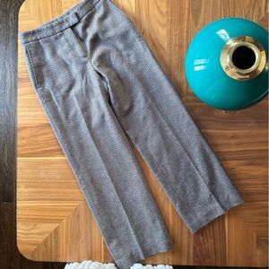 Loro Piana Gray Wool Cashmere Pants Tweed Houndstooth